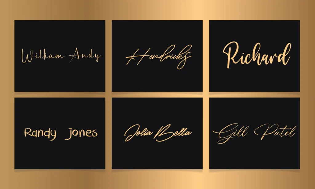 design-signature-typography-handwritten-custom-font-and-text-logo